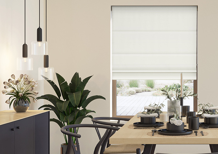 Vienna, Seashell White - Roman Blind - Image 3
